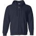 Joe's USA Full Zipper Hoodies - Hooded Sweatshirts in 25 Colors. Sizes S-5XL Large Navy
