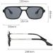 Aviator Reading Glasses - Blue Light Blocking Computer Readers +300 - Anti Eyestrain Flat Mirror (Black) - International Shipping Available - Buy Online on GoSupps.com