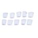 LIXBD Gel Toe Protectors Silicone Corn Toe Separators for Little Toe Pain Relief White 5 Pairs