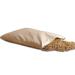 Natural shop24 Bio spelled pillow 40 x 60 cm with zipper - dust -dust cotton cushion case (pillow inlett) - with organic spelled clothes/spelled sprinkle filling