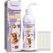 Dog Ear Rinse Dog Ear Cleaner Solution & Infection Treatment for Dogs & Cats Dog Ear Wash Helps Removes Earwax Odor Stop Infections and Itching Contains 10 Cotton Swabs 118ml/4fl.oz