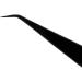 Lavi Lashes Fiber Tip Eyelash Tweezers Professional Stainless Steel Tweezers Lash Extension Isolation Volume Classic Curved Straight Tweezer with Measurements - Black (45 Degree Angle) - Buy Online on GoSupps.com