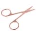 Thobu Stainless Steel Makeup Eyebrow Hair Eyelash Remover Trimmer Scissors Cutter Rose Gold