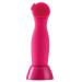RIYAN 3In1 Silicone Cleansing Brush Deep Cleaning Remove Blackhead Acne Pore Clean Electric Face Cleaner Rose Red