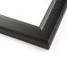 CountryArtHouse Picture Frame Moulding (Wood) 18ft Bundle - Contemporary Black Finish - 1.5" Width - 7/16" Rabbet Depth