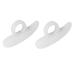 Toe Spacers Toe Separator 4 Pairs Hammer Toe Crest Cushions Hammer Toe Pad Toe Separators Silicone Toe Spacers for Curved Overlapping Clubbed Claw Relief Bunion Toe Straighteners