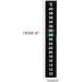 Buy HSTHE SEA 10-Piece Aquarium Adhesive Thermometer | 10-40 Temperature Strip | Accurate Water Temperature Measurement - Buy Online on GoSupps.com