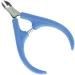 Stainless Steel 1/2 Jaw Spring ABS Handle Cuticle Nipper Hangnail Clipper for Nail Art Manicure Pedicure---Random Color - Buy Online on GoSupps.com
