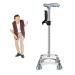 Ergonomic Forearm Crutches Post Injury or Surgery Support Crutches for Adults Grip Comfort Soft Multifunction Crutch Lucky Star