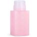 Nail Polish Remover Pump Dispenser 250ml Push Down Pump Dispenser Bottle Empty Bottle Nail Polish Remover Liquid Container for Makeup Remover Nail Art(Square pink) - Buy Online on GoSupps.com