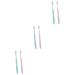 minkissy 6 pc portable toothbrush soft toothbrush nylon oral toothbrush natural toothbrush brass toothbrush toothbrush nylon toothbrush captive adult