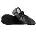 VICVIK Leather Ballet Shoes for Girls - Ballet Slippers Yoga Flat Dance Pratice Shoes for Toddler/Kids 3 Big Kid Black (Full Sole)
