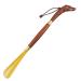Shoe Horn Long Handle for Seniors  Made in Japan  22.64 inch / 17.32 inch Stylish Design (Long Handled Shoehorn for Men) Hunting dog design(17.32 inch)