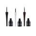 Ruby Kisses Classic Liquid Eyeliner, Smudgeproof Long Lasting Eye Makeup with Felt-Tip Applicator (3 PACK, Black,White,Chocolate) 3 PACK Black,White,Chocolate