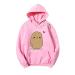 IFOTIME Cute Hoodies for Teen Girls Pullover Potato Heart Printed Solid Color Hooded Sweatshirt Sport Ligthweight C11 Pink X-Large