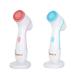 High-End Silicone Facial Cleansing Brush Exfoliating And Blackhead Cleaning Pores Electric Usb Cleaning Brush (Blue)