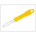 Button aid dressing aid with plastic handle button hook yellow