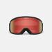 Giro Cruz Ski & Snowboard Goggles - Anti-Fog, OTG Black Wordmark Amber Scarlet - Buy Online on GoSupps.com
