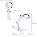 Magnifier LED Handheld Magnifying Glass with Light Large Portable Desktop Magnifier Large Portable Illuminated Magnifier Magnifying Glass for Reading - Buy Online on GoSupps.com