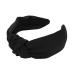 axy fabric headband with knot-vintage-beautiful ladies headband hair accessory headband HR35 (black)