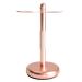 Razor holder Practical men's shaving brushes portable copper-razing brush holder fashionable male 15-cm-silver-shave set (color: rose size: 7x15cm) 7x15cm rose