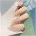 WPOND Nail Art Edge Trimmer Template - Stainless Steel Colorful French Style DIY Nail Tool for Stunning Manicures | Perfect for Crystal Nail Production - Buy Online on GoSupps.com
