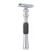 Classic Razor Double Edge Metal Razor for Men Shaving Razor for Beard Grooming(Black Razor)