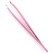 EIAKE 1PC Slanted Puller Tweezers Professional Stainless Steel Slant Tip Tweezer Eye Brow Clips Eyebrow Tweezers Removal Makeup Tool for Your Daily Beauty Routine (Pink) - Buy Online on GoSupps.com