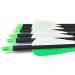 12-PK GPP Archery 30-Inch Carbon Arrows for Recurve & Compound Bow - Green Vanes - Buy Online on GoSupps.com