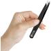 OCBA 4 Pcs Black Tweezers for Facial Hair Women & Men - Professional Stainless Steel Eyebrow Tweezers for Ingrown Hair on Nose, Ear - Precise Grooming of Eyebrows - Buy Online on GoSupps.com