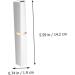 Gogogmee 1pc Eyelash Curler Queen Electric Curler USB Eye Lash Curling Clip Eye Lashes Tools Travel Kits for Women Travel Kit for Women Heated Lash Curler Mini Lash Curler White 14.2x1.9cm - Buy Online on GoSupps.com