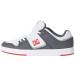 DC Men's Cure Casual Low Top Skate Shoes Sneakers 10 White/Grey/Red
