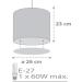 Buy Dalber 62012S Sweat Dreams Pink Hanging Lamp - Stylish Kids Lighting | International Shipping Available - Buy Online on GoSupps.com