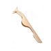 False Eyelashes Applicator Tool - Golden Eyelash Extension Tweezers Nipper - Buy Online on GoSupps.com