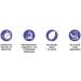 Acclean 10% Hydrogen Peroxide Whitening Strips - 56 Dissolvable Strips - Buy Online on GoSupps.com