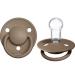 BIBS Pacifiers - De Lux Collection | BPA-Free Baby Pacifier | Made in Denmark | Set of 2 Dark Oak Color Premium Soothers | Size One Size