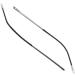 DookAa Eyeglass Temples Eyeglass Temples Eyeglass Temples 1 Pair of Eyeglass Replacement Temples for Eyeglass Temples with Thin Metal Frame Silver
