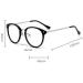 Oval Fatigue Relief Blue Light Blocking Reading Glasses - Large Sturdy Eyewear +100 Black & White - Buy Online on GoSupps.com