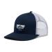 Columbia Mesh Snap Back-High Crown Collegiate Navy Peak2river One Size
