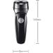 Buy Wet & Dry Electric Razors for Men - Cordless Rotary Shaver with Pop-Up Trimmer | Easy Shaving & Storage - Global Shipping Available - Buy Online on GoSupps.com