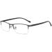 TECH-LINE-DIRECT FASHION ACCESSORIES Blue Light Blocking Glasses Eyeglasses Rectangle Frame UK Men/Women Gunmetal Frame + Clear Lens - Buy Online on GoSupps.com