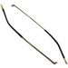 DookAa Eyeglass Temples Eyeglass Temples Eyeglass Temples 1 Pair Vintage Metal Frame Replacement Temples for Eyeglasses Gold