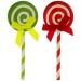 Red & Green Lollipop Cupcake Toppers - Decorate 12 Cupcakes with Christmas Picks! - Buy Online on GoSupps.com