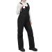 Sportneer Women Snow Bibs with Front Pockets Insulated Womens Snow Pants Ladies Ski Bib Overalls Regular Large Black