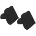 2 Pack Cloud Shape Silicone Placemat for Kids - Black Heat Insulation Feeding Plate Placemat - Buy Online on GoSupps.com