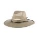 Dorfman Pacific Men's Brushed Twill-and-Mesh Safari Hat with Genuine Leather Trim 3X-Large Khaki