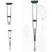 Crutch Folding Crutches 10 Stops Adjustable Underarm Bariatric Heavy-Duty Height Lightweight Aluminum Medium Adult Drive Medical Prosperous - Buy Online on GoSupps.com