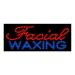Facial Waxing led dots sign #20350