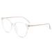 Firmoo blue light filter Reading glasses with sealing thickness 1.25x women men anti blue light computer glasses Blue light UV protective glasses for screens gaming bluight filter 1.25x transparent-1