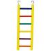 Prevue Hendryx 6 Rung 11 Inch Wooden Bird Ladder - Durable and Fun for Pet Birds - Buy Online on GoSupps.com